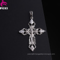 New Design Platinum Plated Unique Western Trendy Cross Necklaces